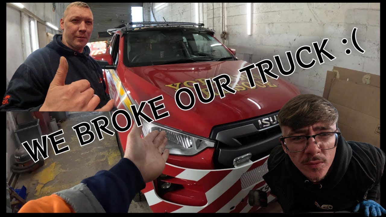 WE BROKE OUR TRUCK! :(