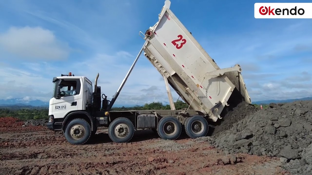 Descargue de Volco Scania