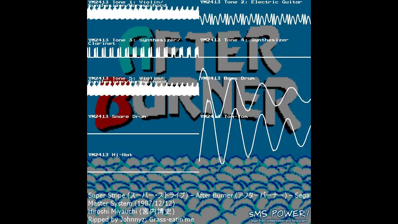 After Burner - Sega Master System (FM) - Hiroshi Miyauchi