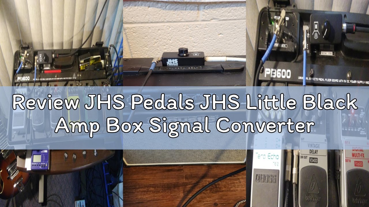 Review JHS Pedals JHS Little Black Amp Box Signal Converter