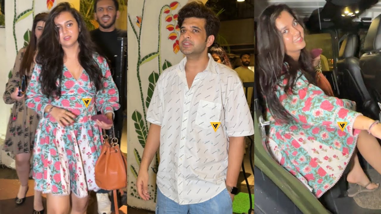 Tejran On Date 😍💖!!! Tejasswi Prakash & Karan Kundra got papped in Andheri 📸