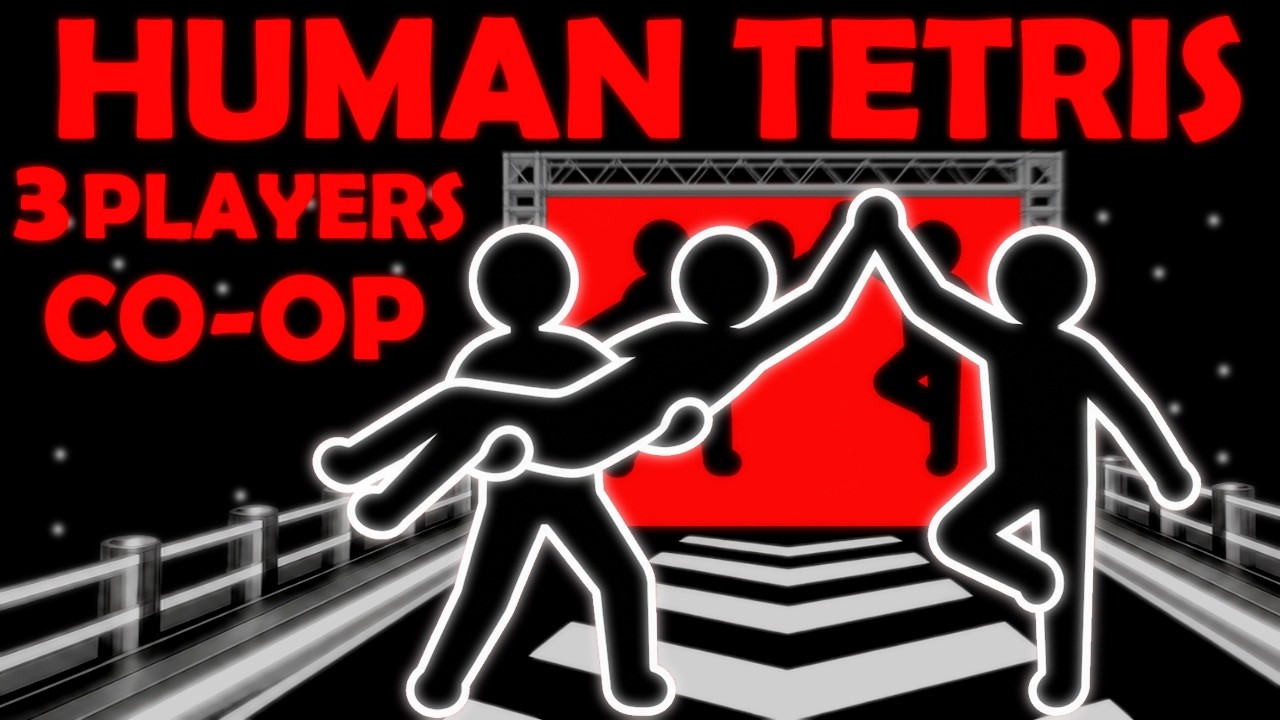 HUMAN TETRIS 3 PLAYER VERSION | Impossible Edition | Immersive Interactive