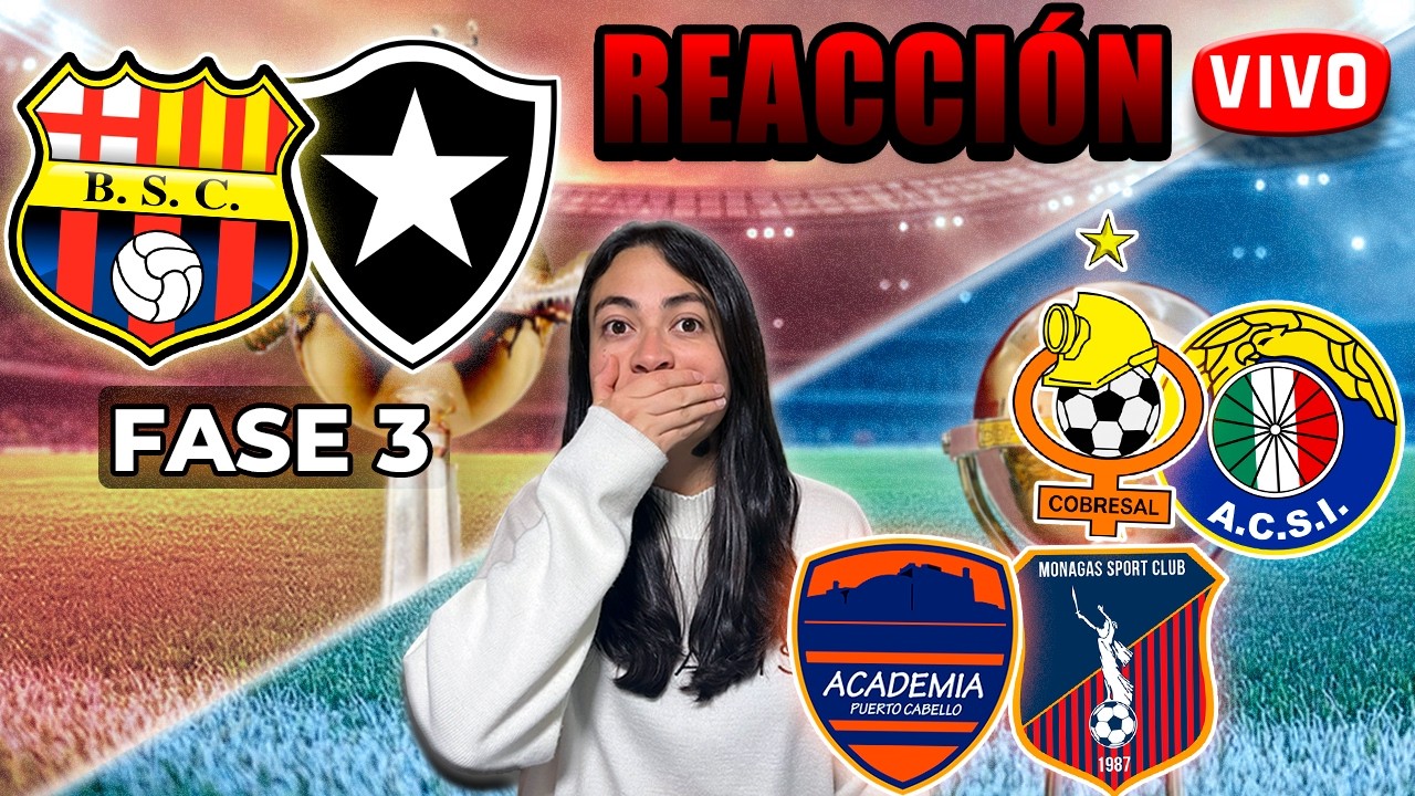 🟡BARCELONA🆚BOTAFOGO⚫|🟠COBRESAL🆚AUDAX🔵|🟠P.CABELLO🆚MONAGAS🔴- 🏆Copa Libertadores y Copa Sudamericana