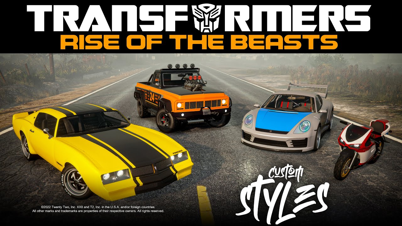 GTA Online - Transformers: Rise of the Beasts Customization Styles
