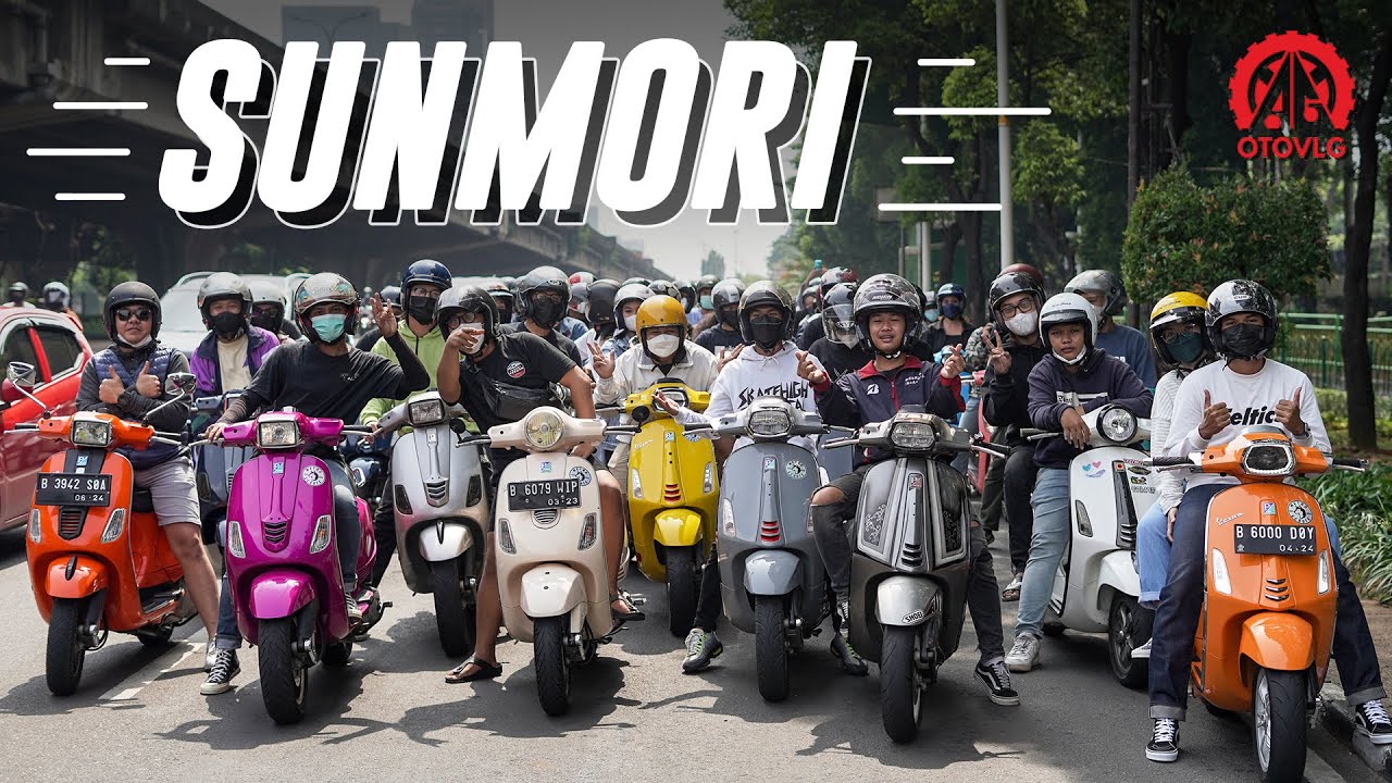 Sunmori Bersama Komunitas Vespa Matic !