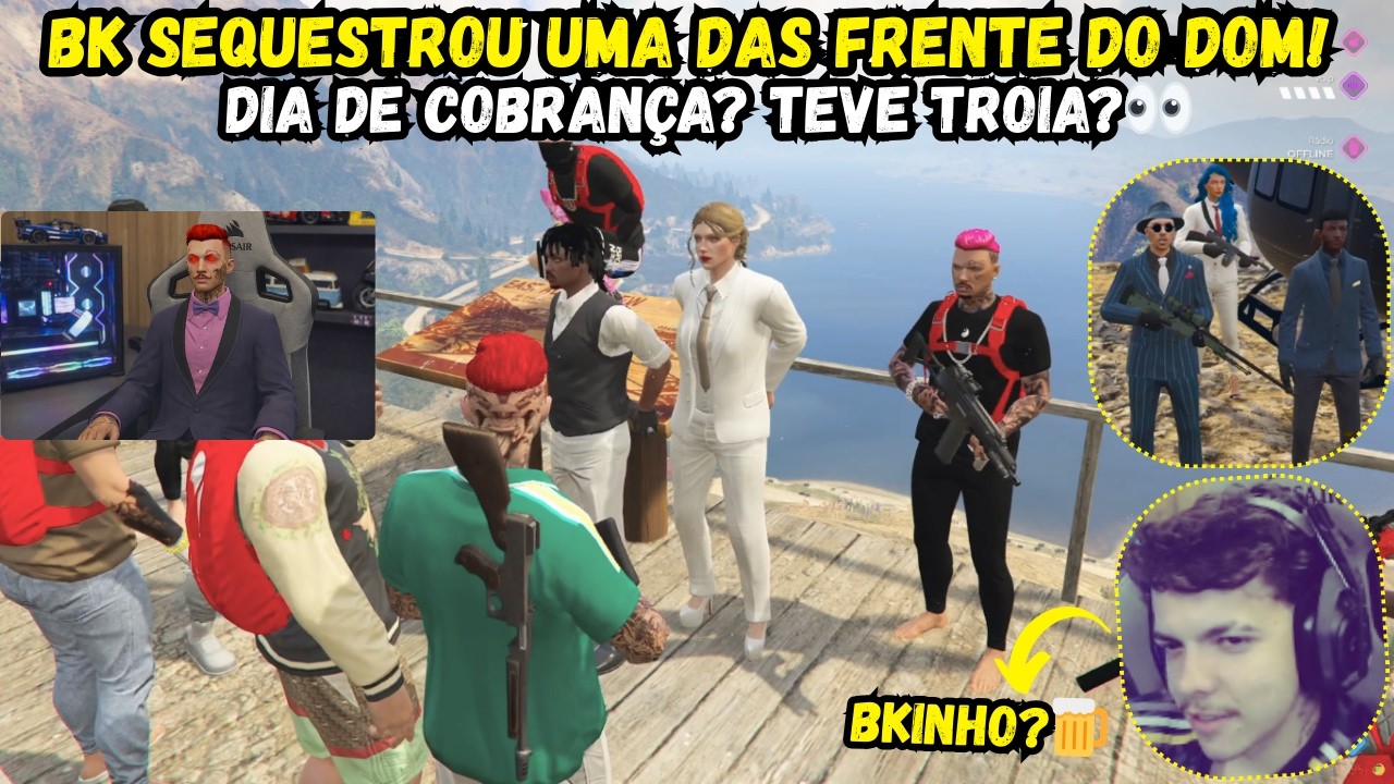 BK SEQUESTROU UMA DAS FRENTE DO DOM! | DIA DE VARIAS QUEBRADEIRA 🔥🇹🇷 | GTA RP