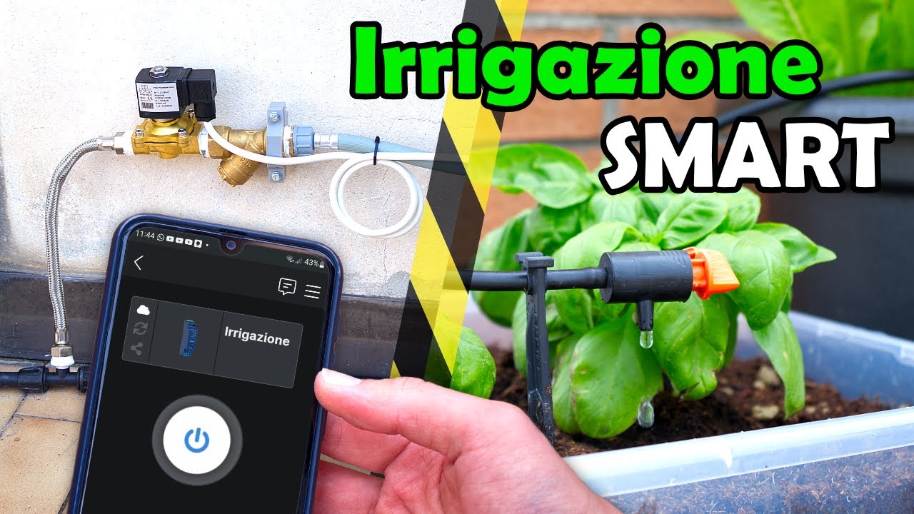 Irrigare le Piante Automaticamente con la Domotica? Irrigazione Smart FAI da TE