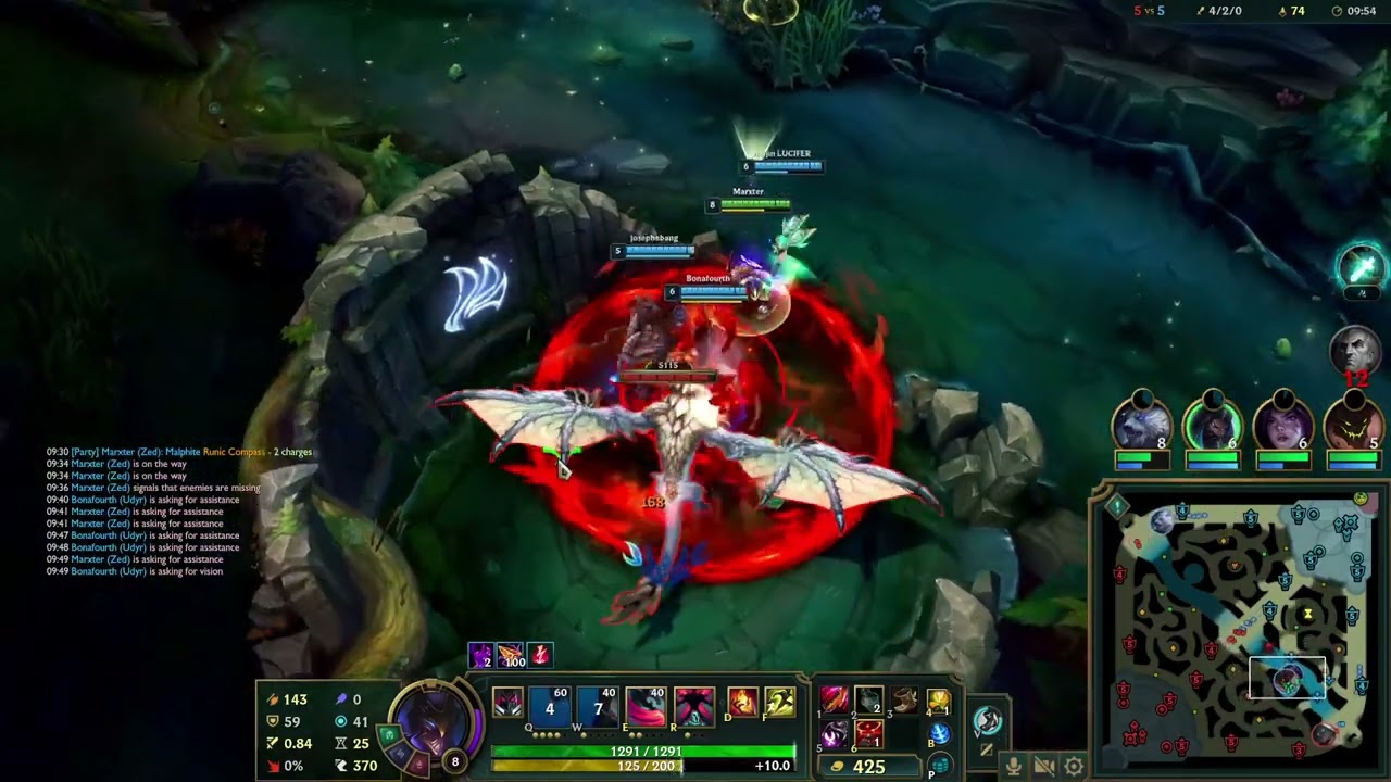 League of Legends - Zed - 20/2/2 - 5v5 Ranked Solo - Win - 7:08pm