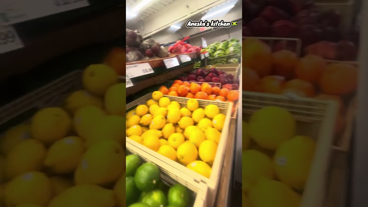 At the grocery store 