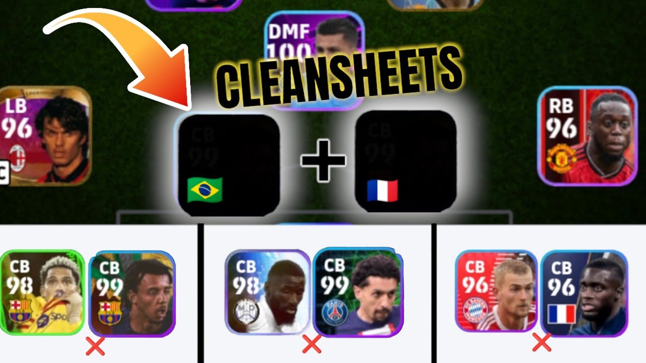 CB DUO FOR CLEANSHEETS IN DIV 1 😱😱