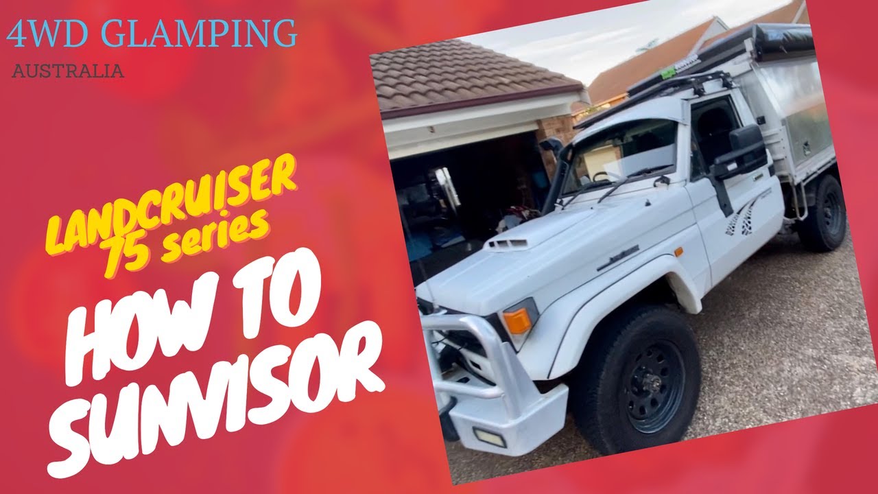 75 Series Landcruiser Sun Visor