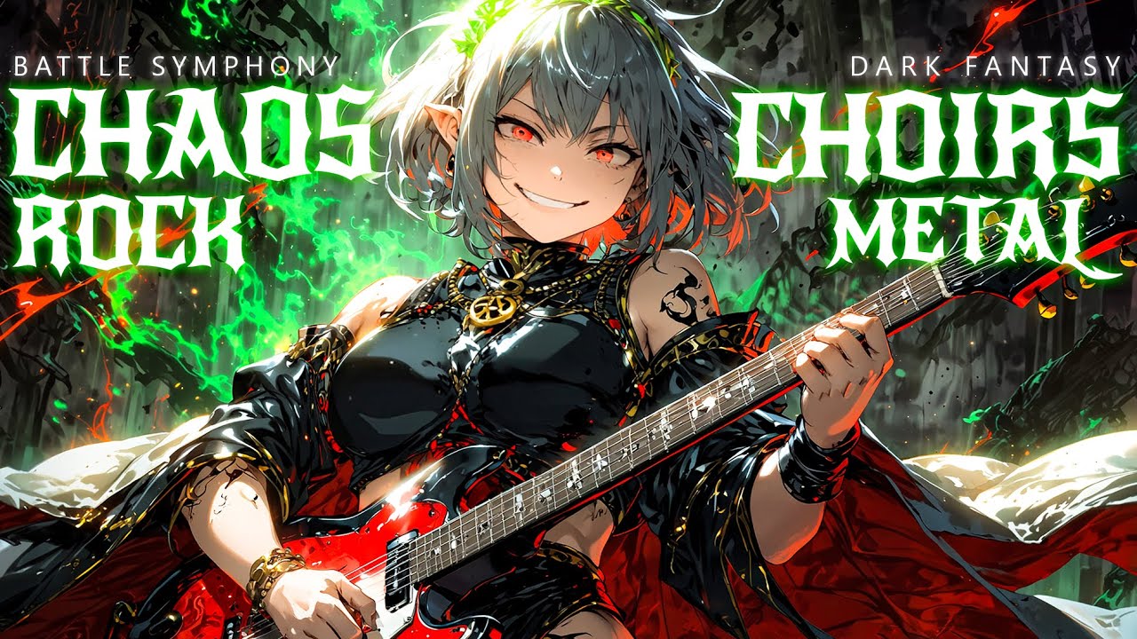 🔥Dark Fantasy Battle Symphony ⚔️✨Chaos & Choirs 2 Hours Epic Metal & Rock BGM Music for Work & Study