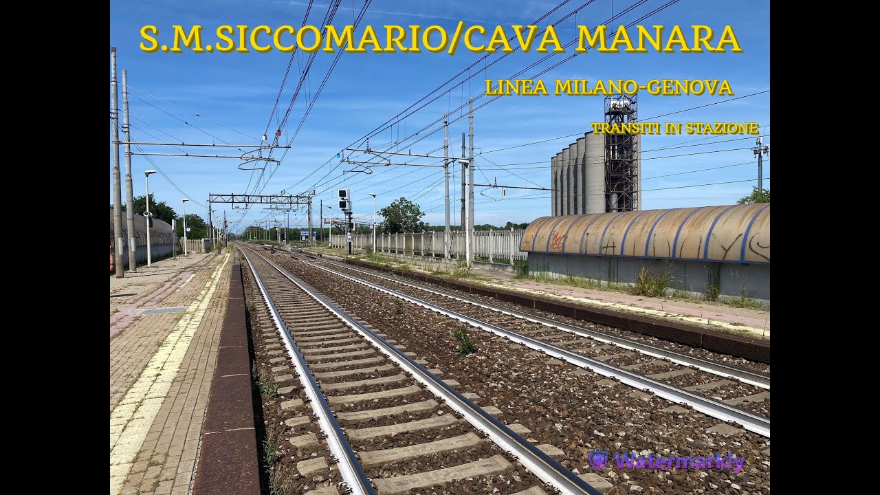 TRANSITI A CAVA MANARA(PV).LINEA MILANO-GENOVA