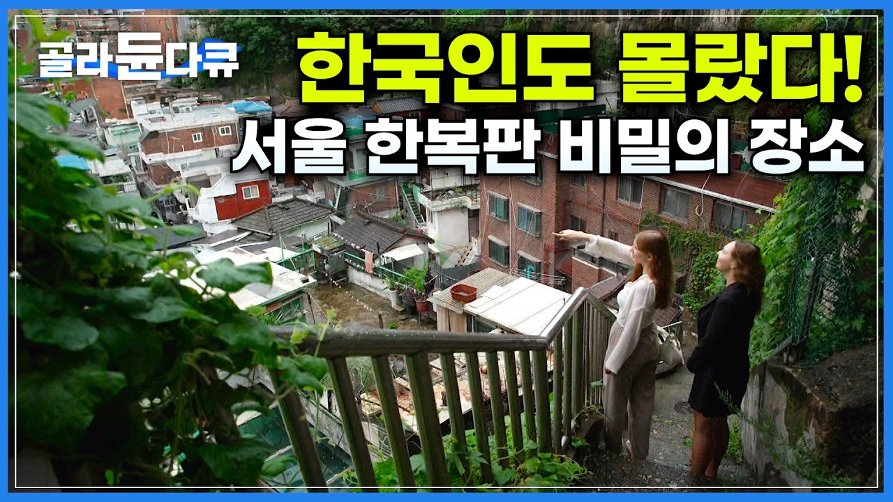 한국인보다 외국인이 더 찾는다는 서울 핫플레이스｜이렇데는 도대체 어떻게 찾는거야? 한국인도 몰랐던 비밀의 명소｜한국기행｜#골라듄다큐