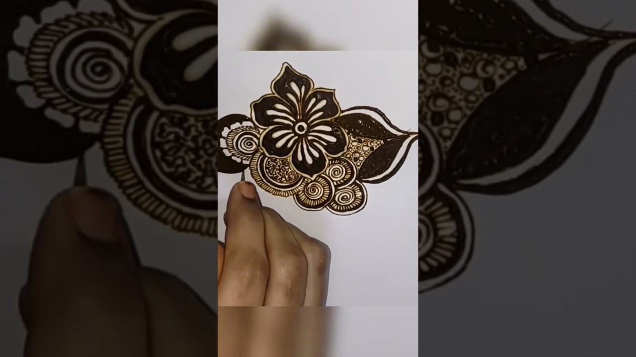 gulf henna design tutorial