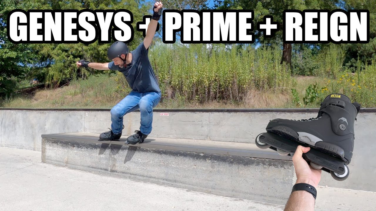 Skating Razors Genesys with 50/50 Prime Frames // Aggressive Inline