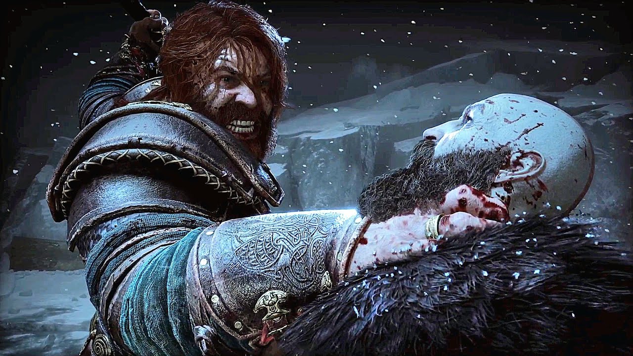 Kratos vs. Thor First Fight GMGoW New Game+ |God of War Ragnar&ouml;k|