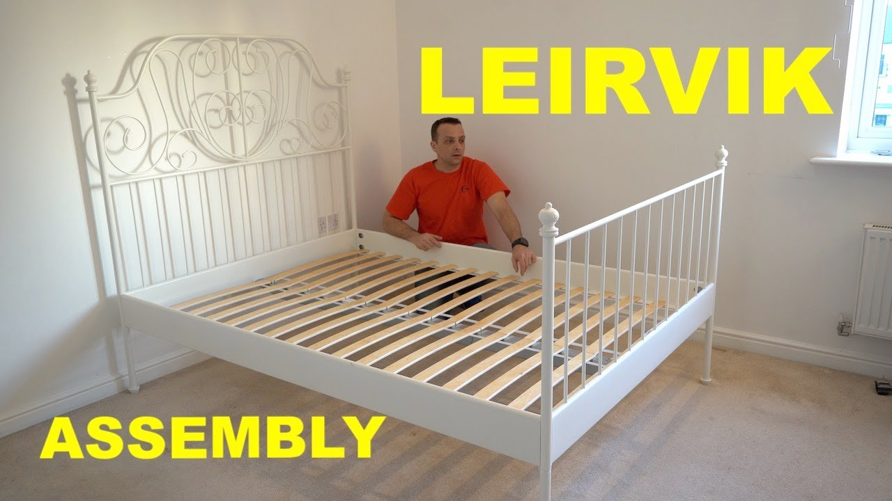 Инструкция к кровати IKEA LEIRVIK