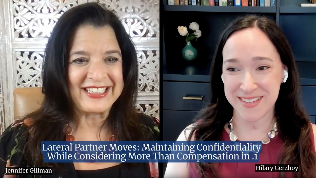 Lateral Partner Moves: Maintaining Confidentiality While Considering More Than Compensation in .1