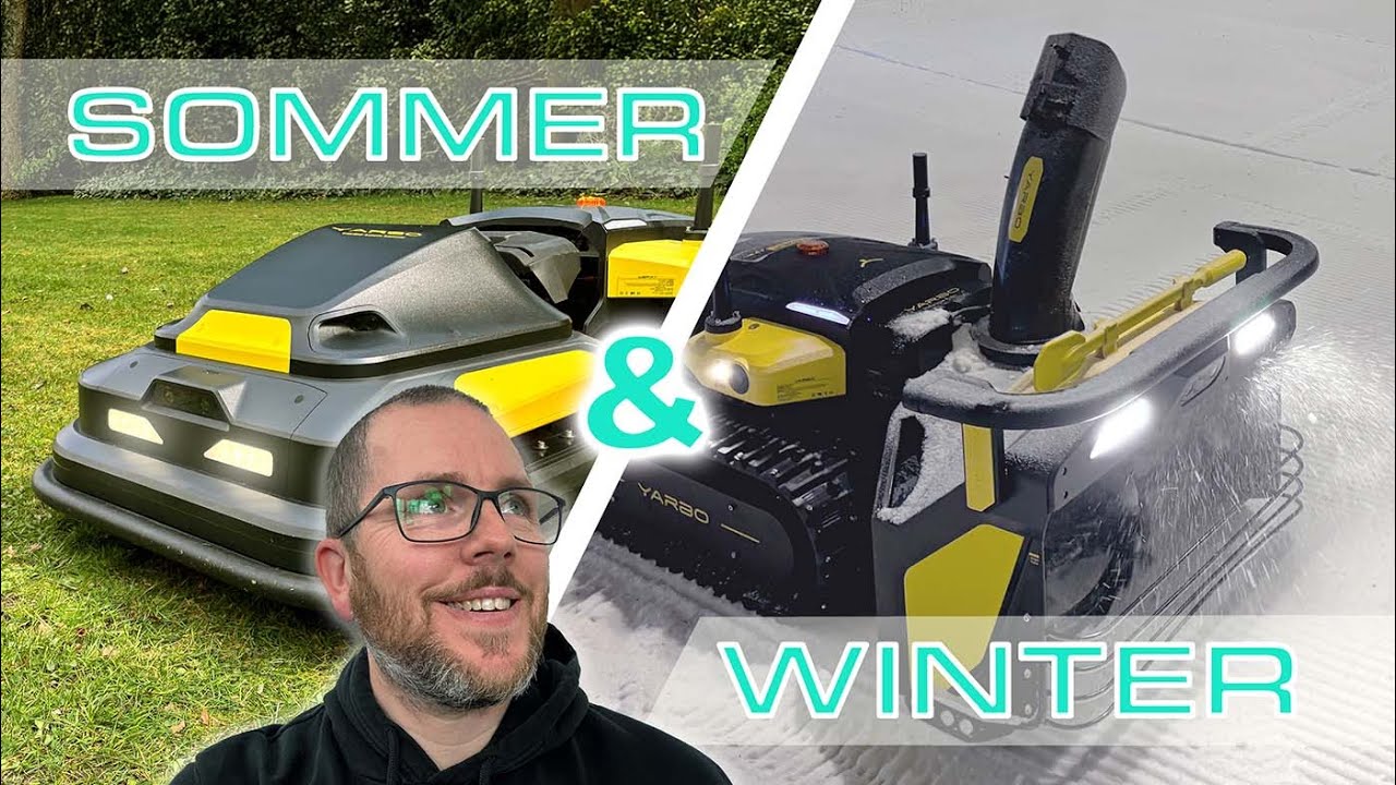 YARBO | Test | Der Mähroboter, der ALLES kann! 🔥 Mäher, Schneefräse, Laubbläser