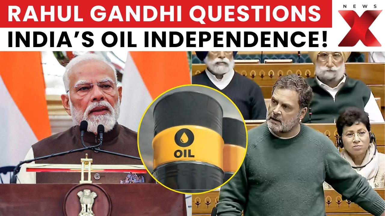 ‘US Will Decide Our Oil?’ Rahul Gandhi Slams Government | Gandhi’s Fiery Lok Sabha Speech | NewsX