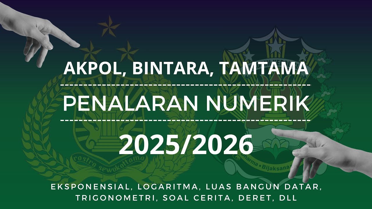 [Penalaran Numerik Polri 2026] Tipe Soal Prediksi Penum pd Persiapan Tes Polri th.2026