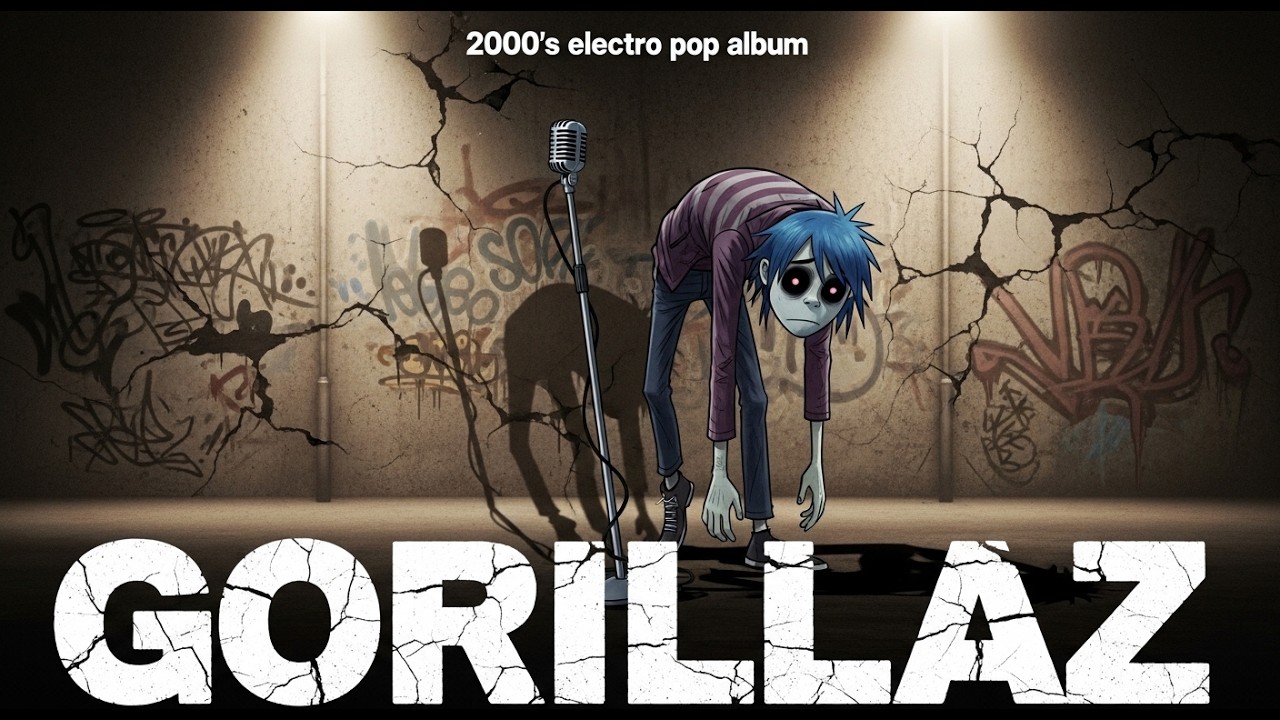 Psycho Pulp Fiction – Gorillaz-Inspired AI Trip-Hop Album | 2000s Electro Pop
