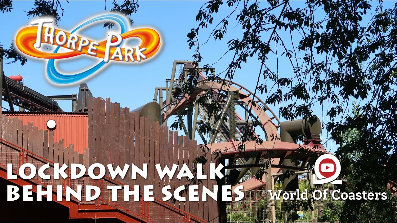 Thorpe Park In Lockdown - Behind the Scenes (Monks Walk)
