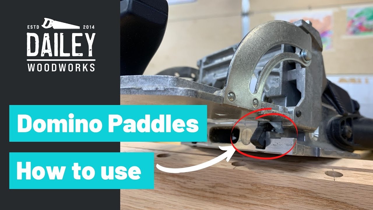How to Use the Paddles on the Festool Domino