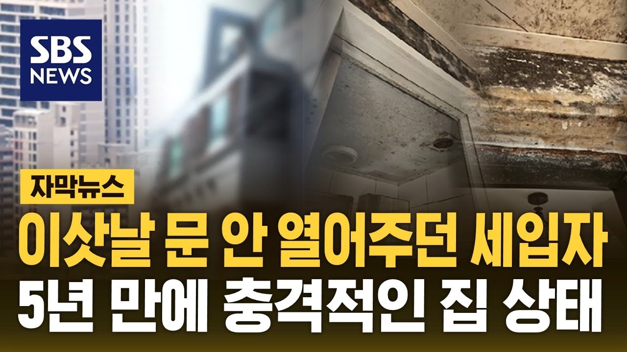 이삿날 문 안 열어주던 세입자&hellip;5년 만에 충격적인 집 상태 (자막뉴스) / SBS