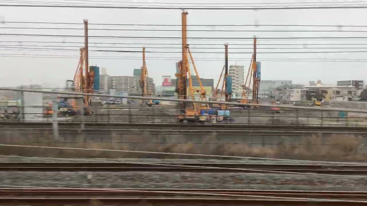 JR西日本京阪神緩行線新快速姫路行き側面展望大阪芦屋間