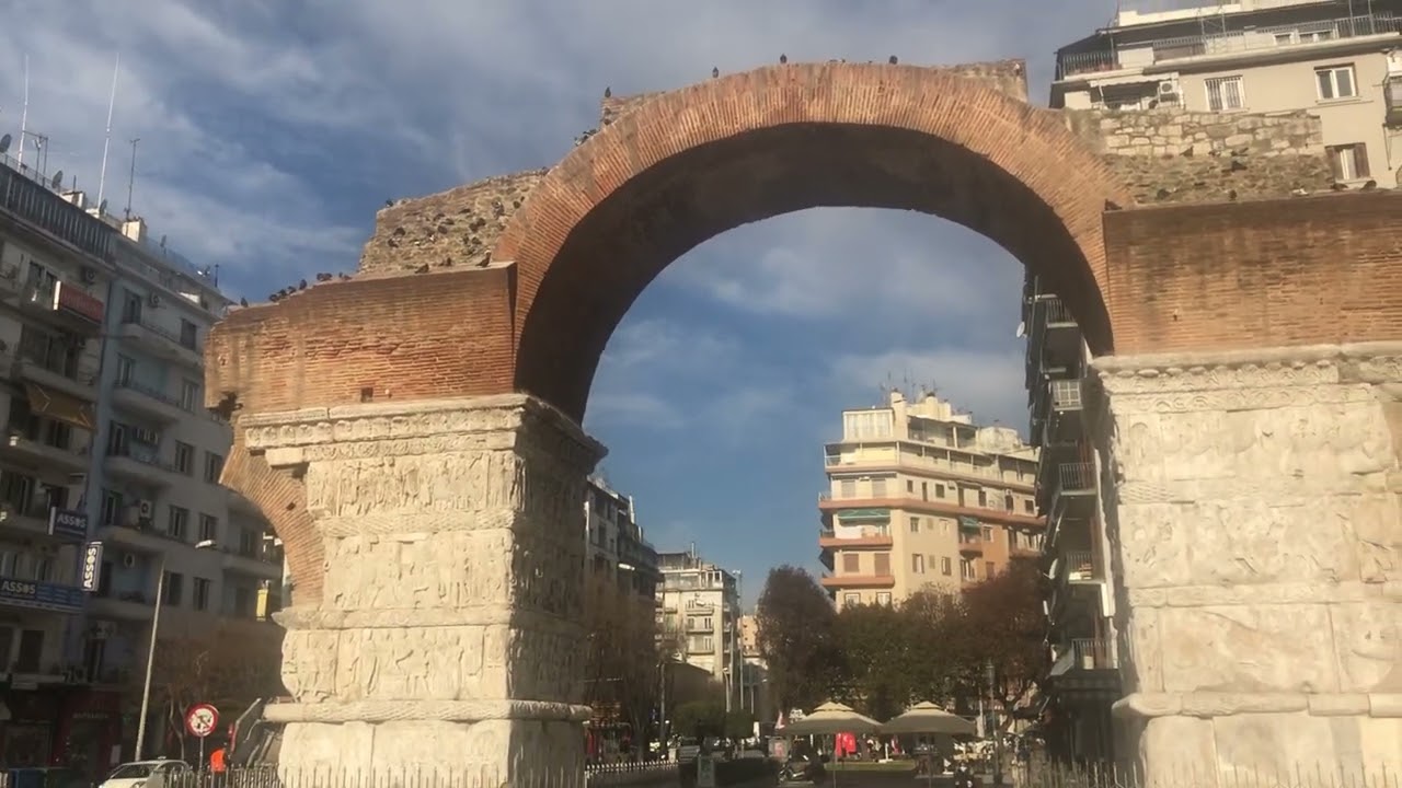 Arch of Galerius in Thessaloniki, Greece.