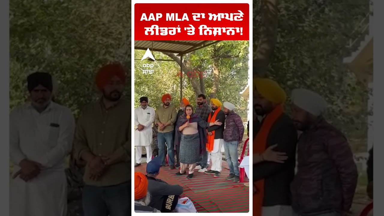 Aap Mla Narinder Kaur Bharaj :AAP MLA ਦਾ ਆਪਣੇ ਲੀਡਰਾਂ 'ਤੇ ਨਿਸ਼ਾਨਾ! | AAP PUNJAB | Abp Sanjha