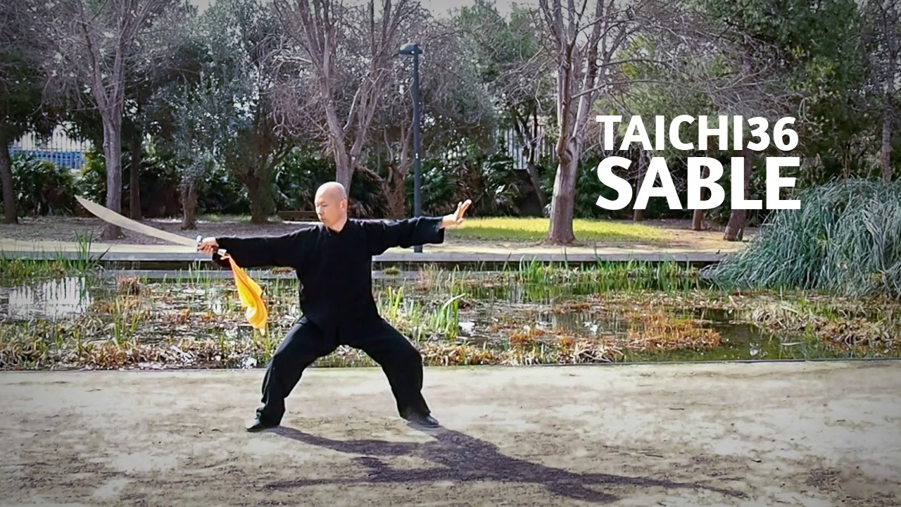 Taichi sable de 36 movimientos estilo Chen