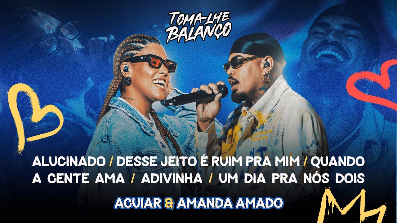 Aguiar, Amanda Amado - Alucinado / Desse Jeito &Eacute; Ruim Pra Mim / Quando A Gente Ama / Adivinha