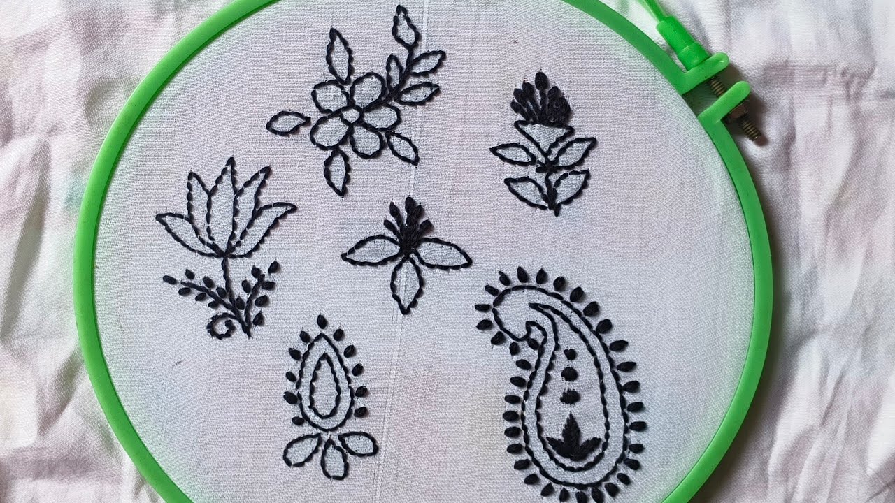 Chikankari Embroidery | Lucknowi Chikankari Embroidery | Hand Embroidery | Easy Embroidery