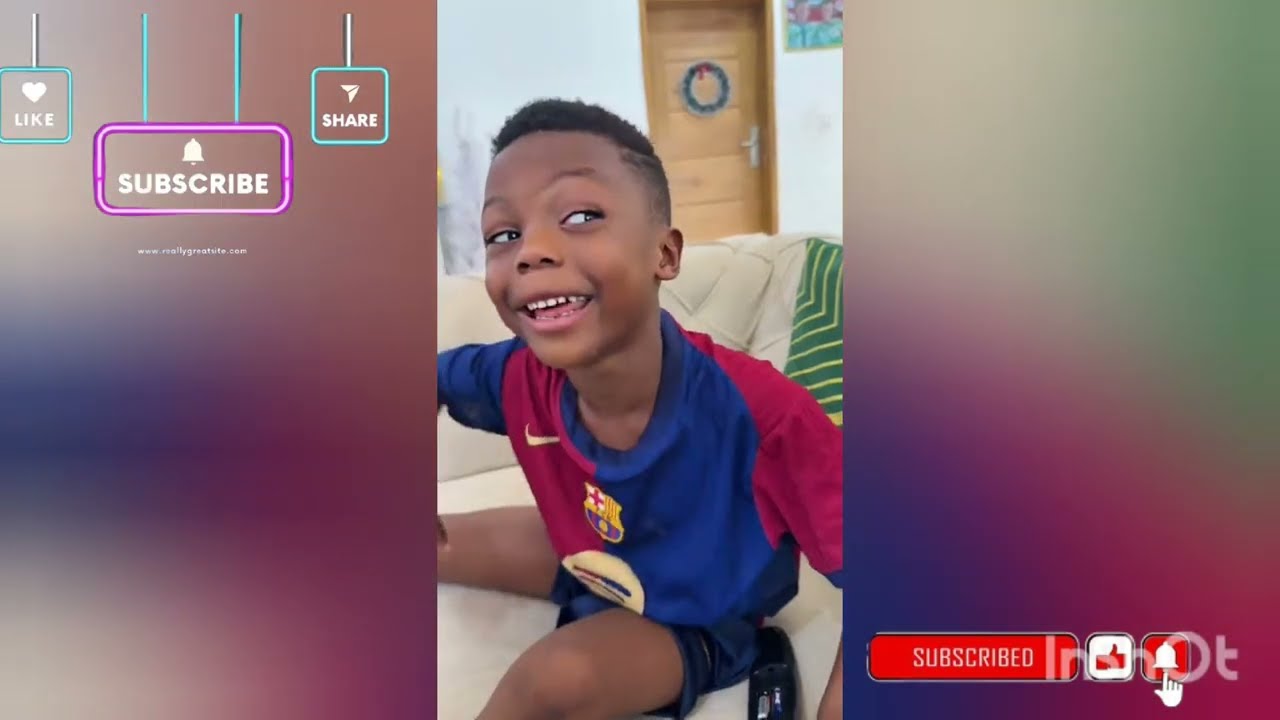 Le président et son fils Maël #pourtoi #humour #halamadrid #viscabarça