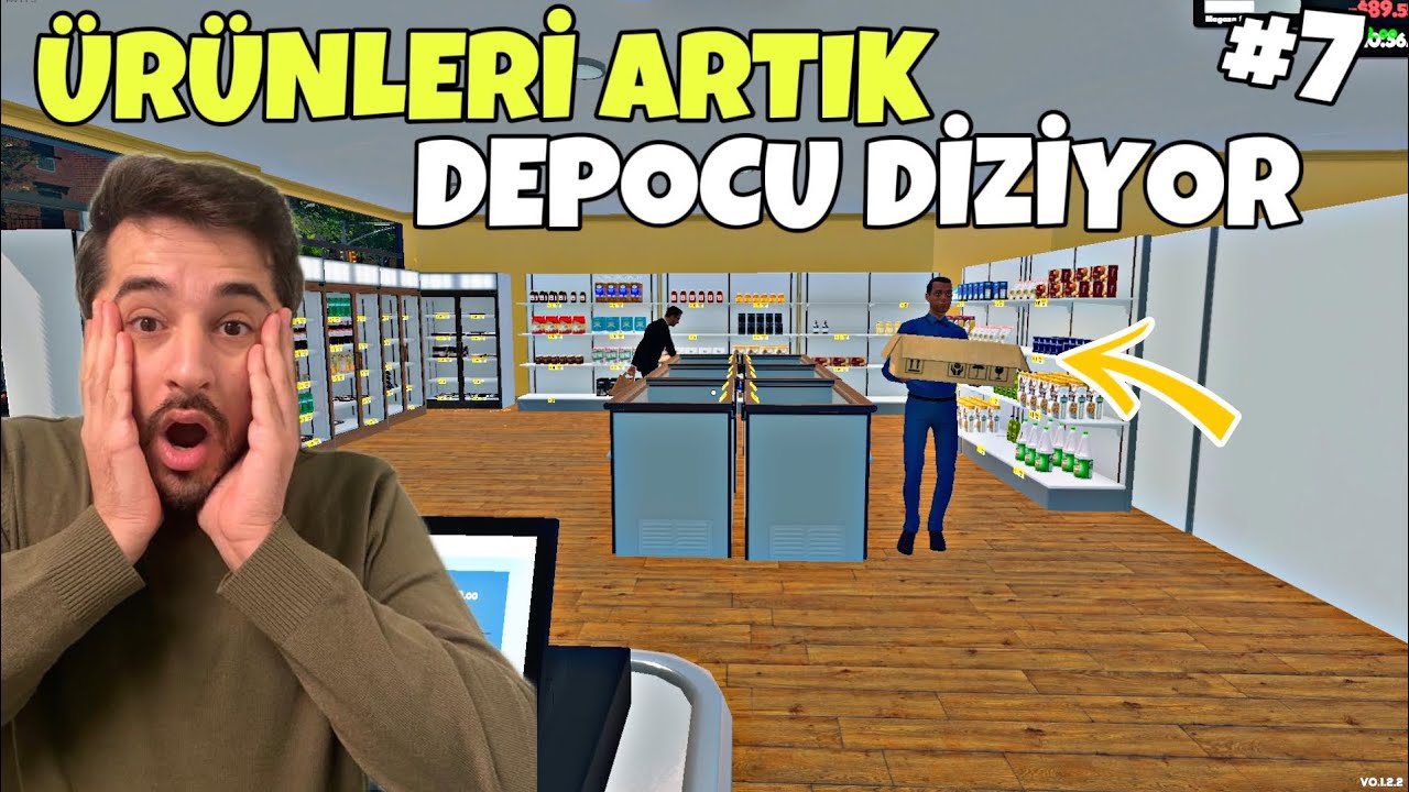 MARKETE DEPOCU ALDIK, KETÇAP MAYONEZ SATTIK! -SUPERMARKET SIMILATOR