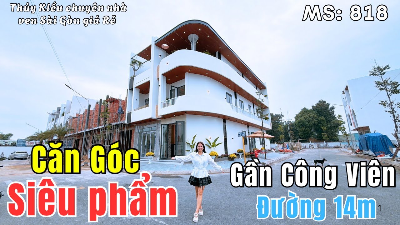 ✅ CĂN GÓC 2 LẦU GẦN CÔNG VIÊN 😍 4PN – đường 14m rộng thoáng thấy mê 