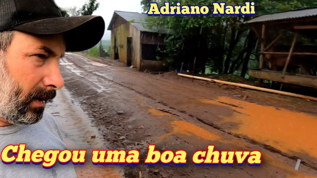 Uma boa pancada de chuva para amenizar a estiagem.