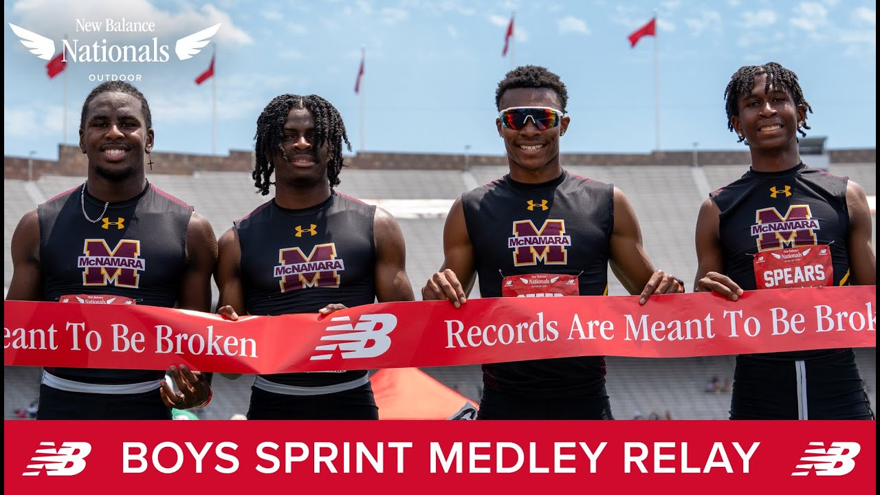Boys 1600m Sprint Medley Relay - New Balance Nationals Outdoor 2024