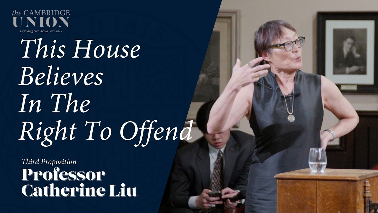 Catherine Liu | This House Believes In The Right To Offend | Cambridge Union Society