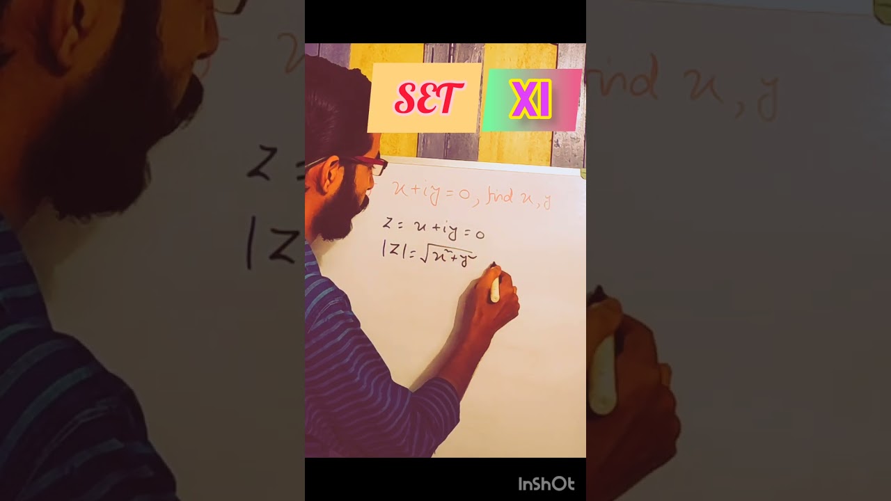 Solution of complex number equation। #maths #mathematics #shortcut #youtubeshorts #mathonline #tml