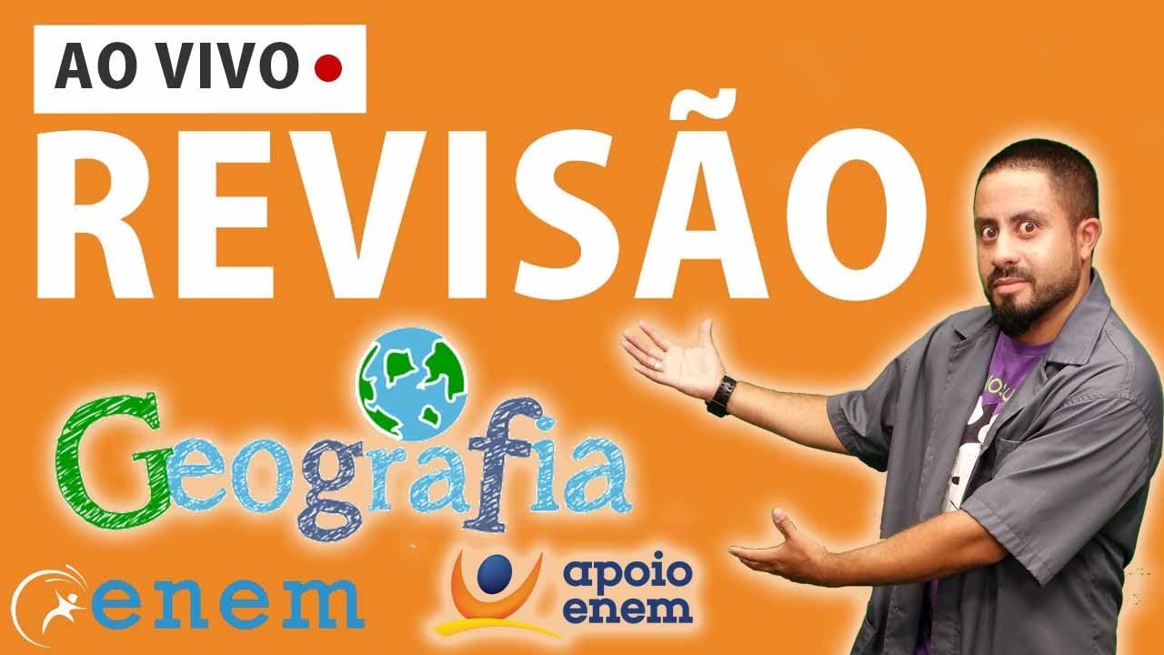 Revisão de Geografia para o Enem - AO VIVO