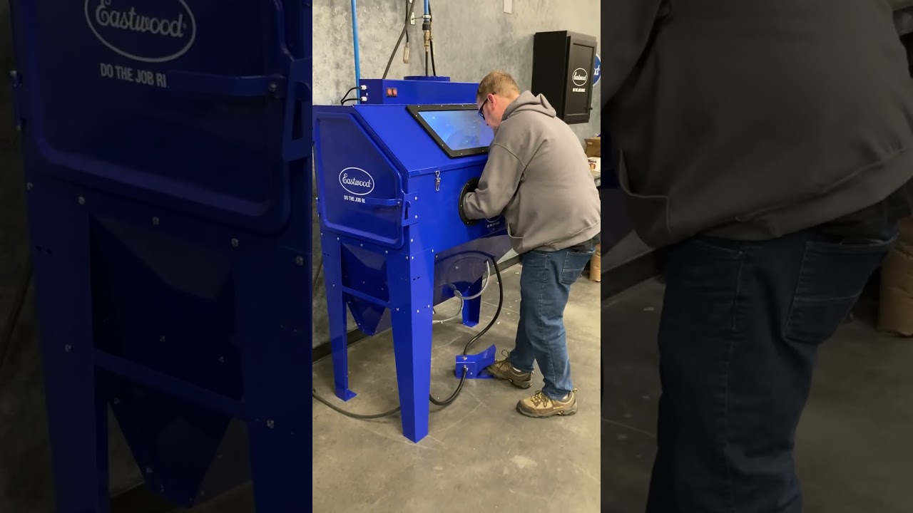 Exciting New B120 Blasting Cabinet - Eastwood Media Blaster