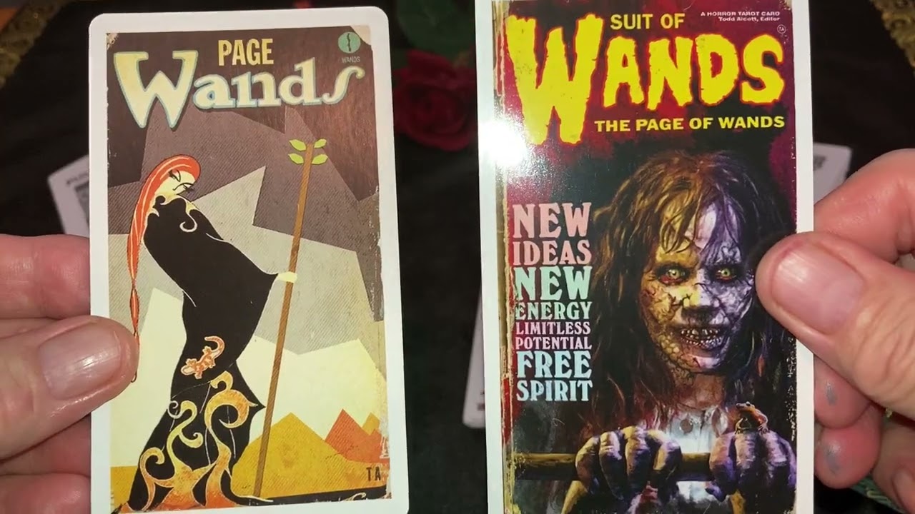 A Todd Alcott Presentation ~ The Pulp Tarot & The Horror Tarot in a side by side presentation