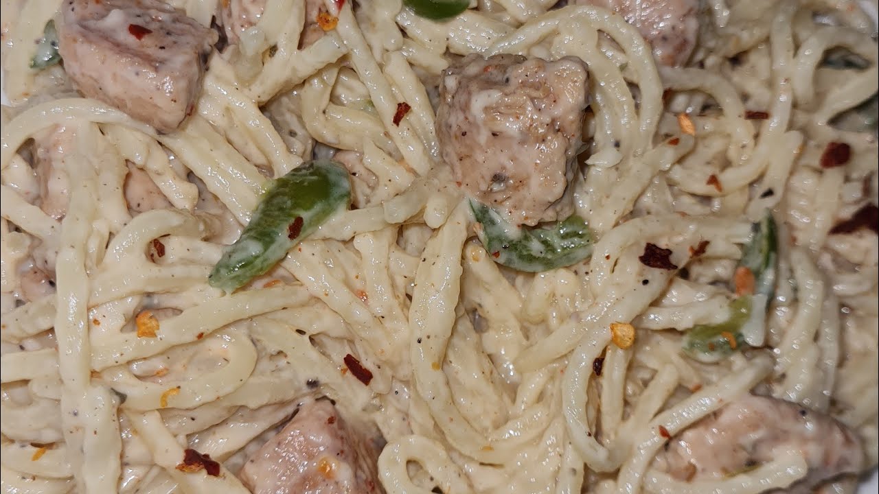 Ramzan Special White Sauce Spaghetti Recipe @Sidraspakwan #whitesaucespaghetti #ramzan