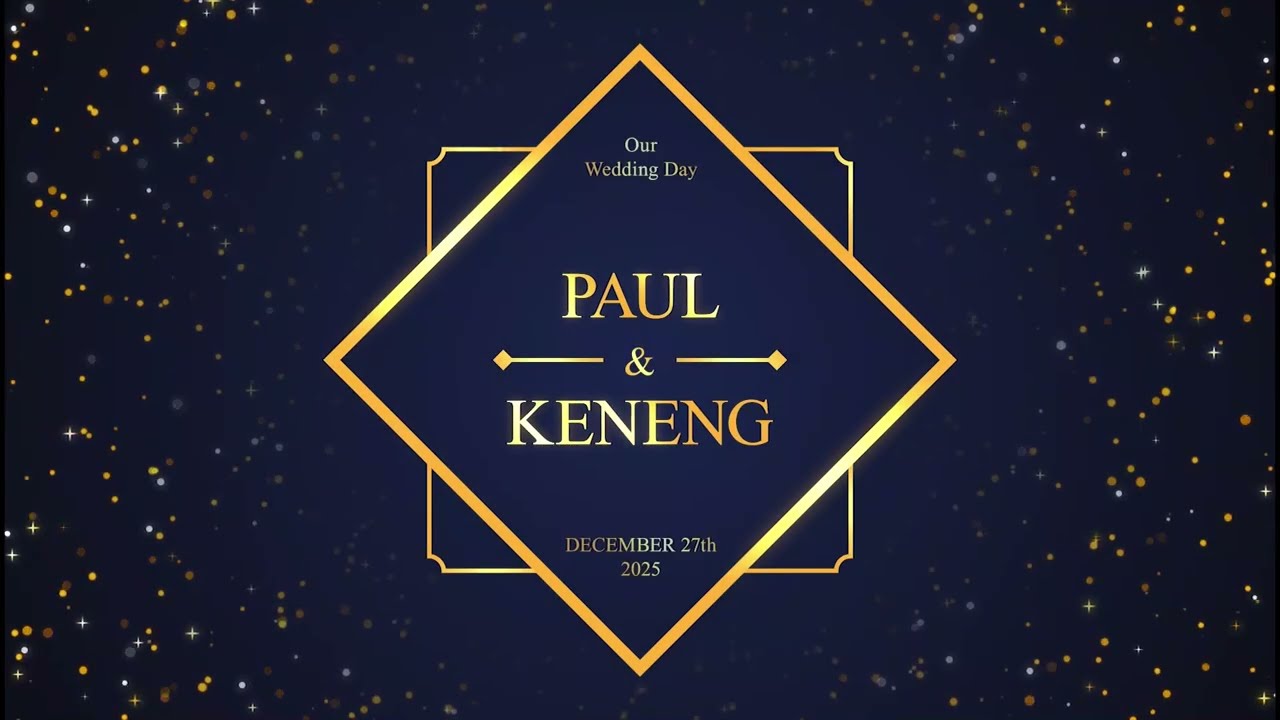 Paul +Keneng church Wedding 2025