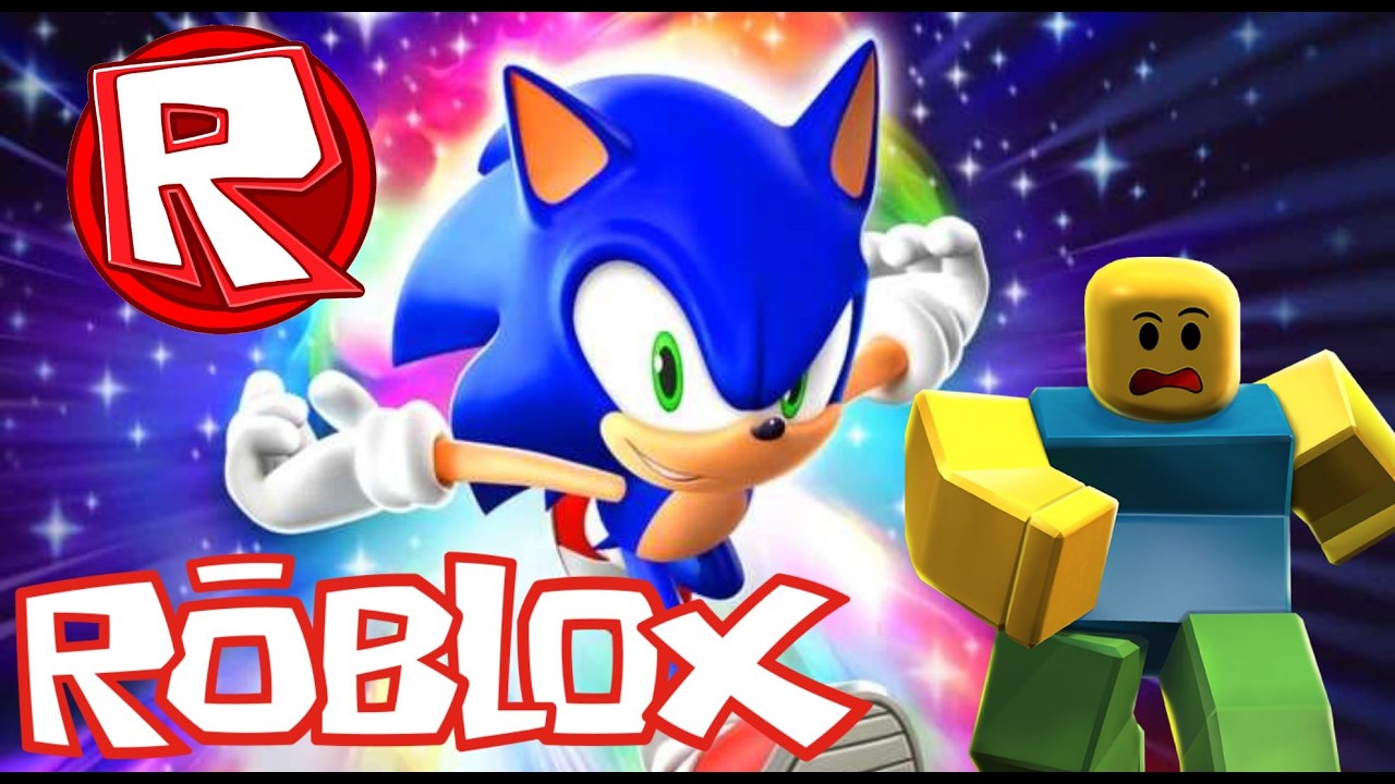 OMG! Sonic Meets a Roblox Noob?!