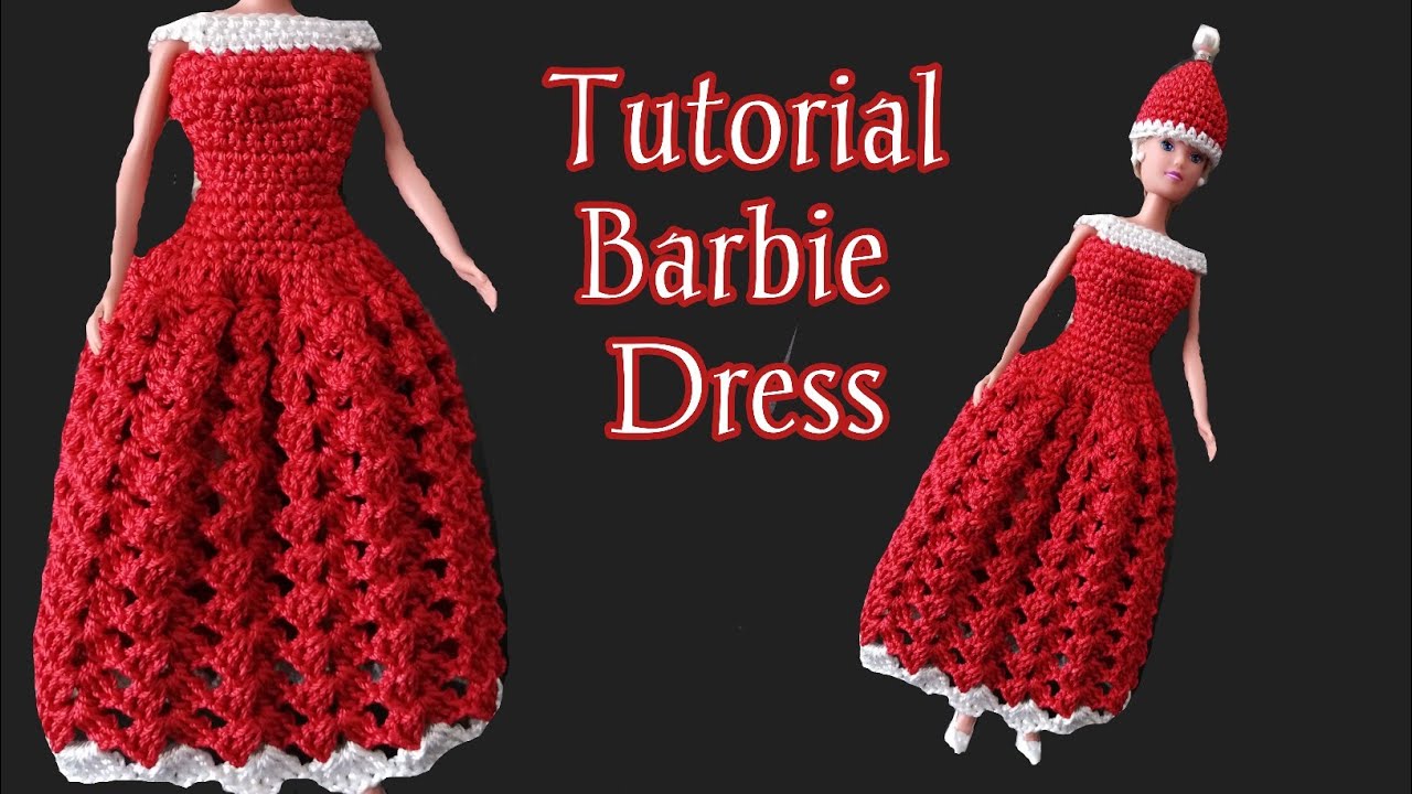 Crochet Barbie dress Tutorial(Part 1)